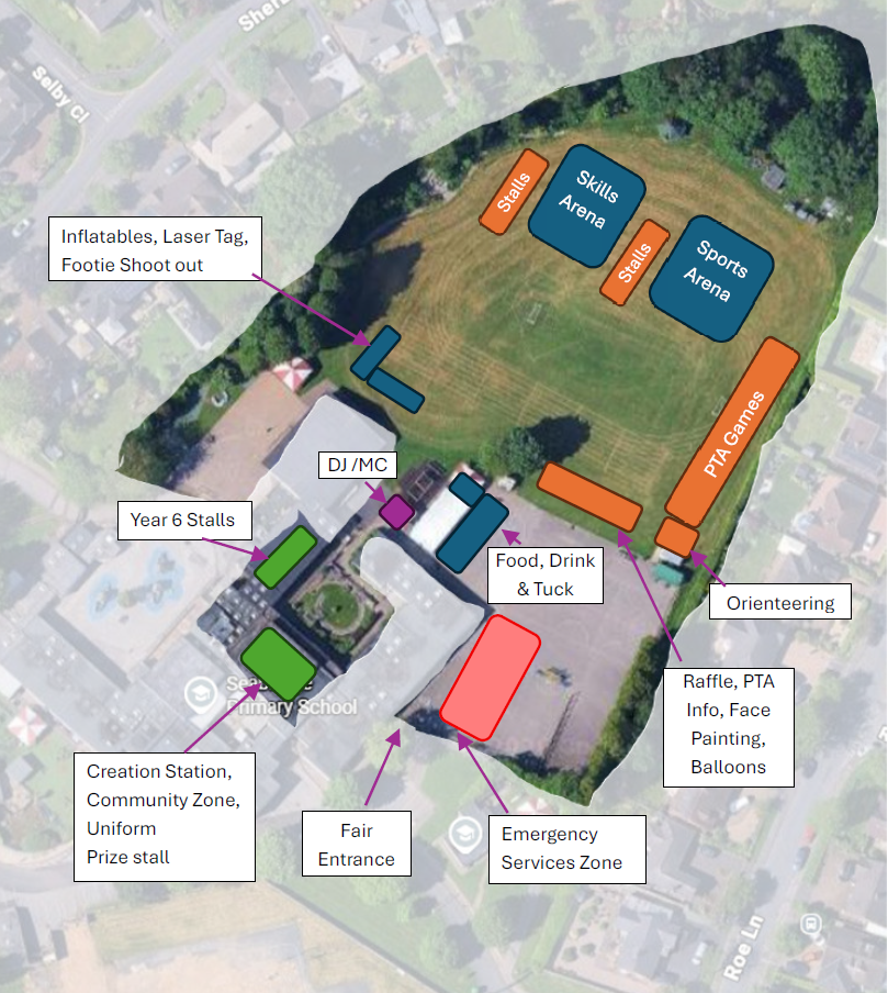 Summer Fair Site Map